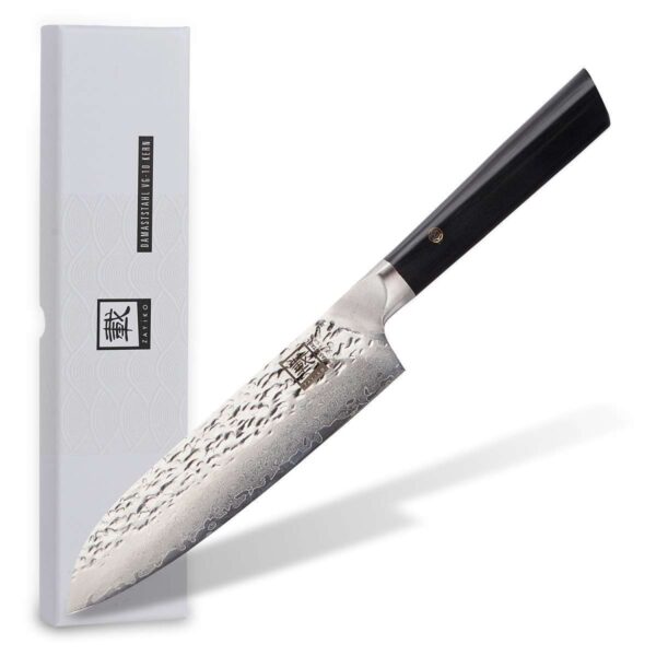 Нож большой «Santoku» Zayiko Kuro 17 см